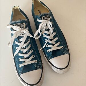 Men’s Converse Turquoise Blue Low-Top Sneakers
